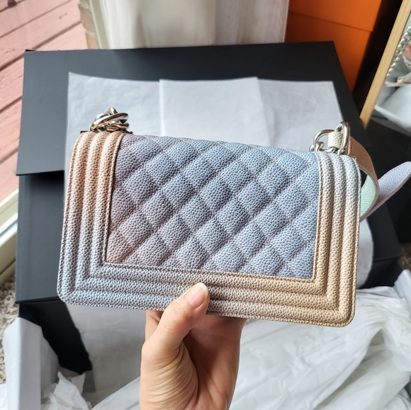 ❌️SOLD❌️Chanel boy bag rainbow small - Picture 6 of 14